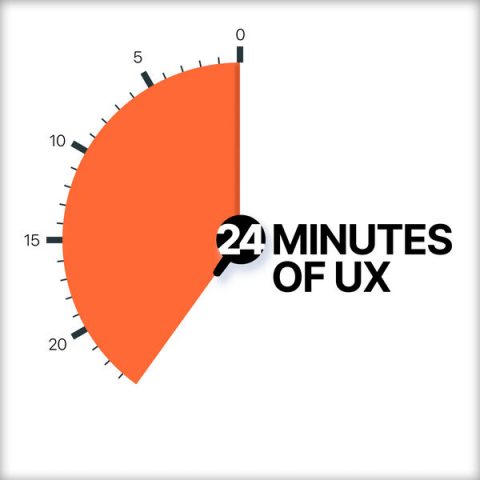 Logo 24 Minutes of UX